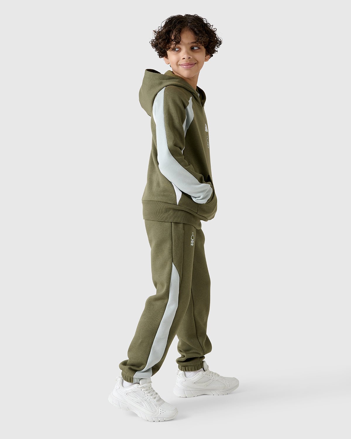 NFFC Adidas Junior Colour Block Joggers - Nottingham Forest FC