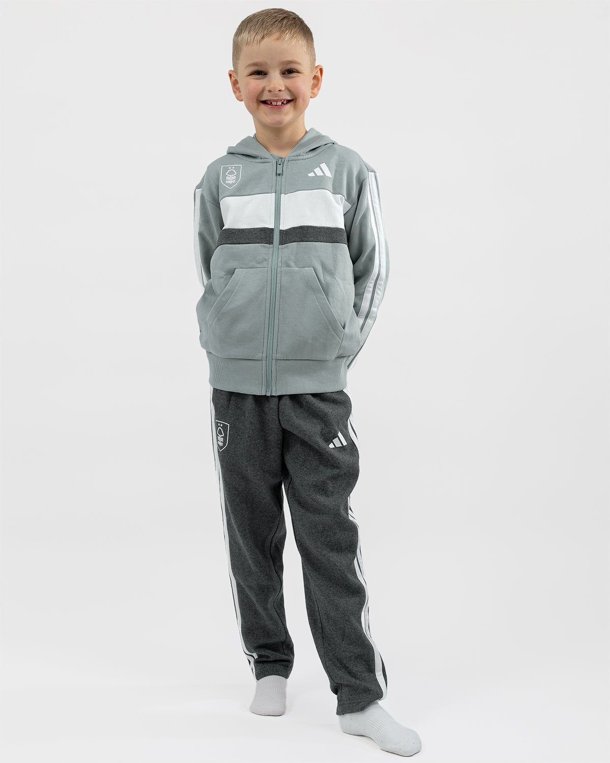 NFFC adidas Junior Sage Tibero Tracksuit - Nottingham Forest FC