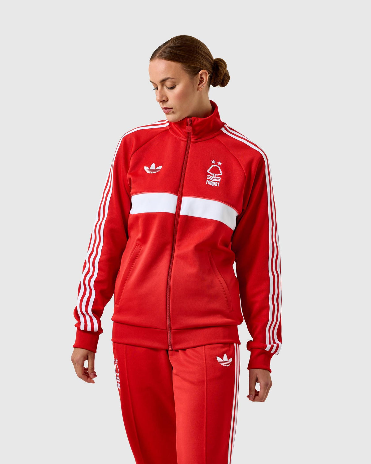 NFFC adidas Originals Red Track Top - Nottingham Forest FC
