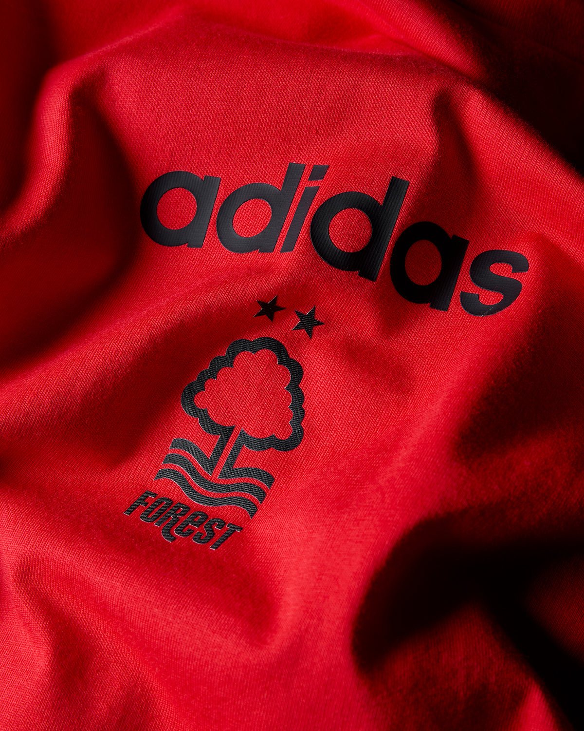 NFFC Adidas Red Linear T-Shirt - Nottingham Forest FC