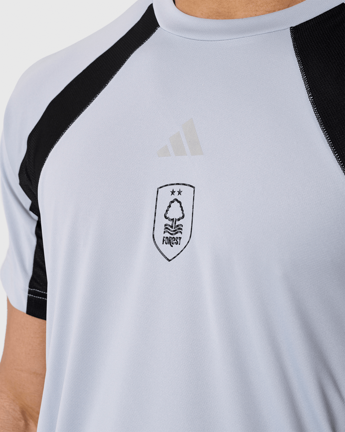 NFFC adidas Silver Tech T-Shirt - Nottingham Forest FC