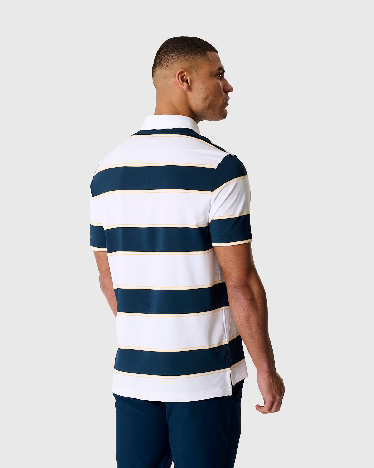 NFFC Adidas Ultimate365+ Jumbo Stripe Polo - Nottingham Forest FC