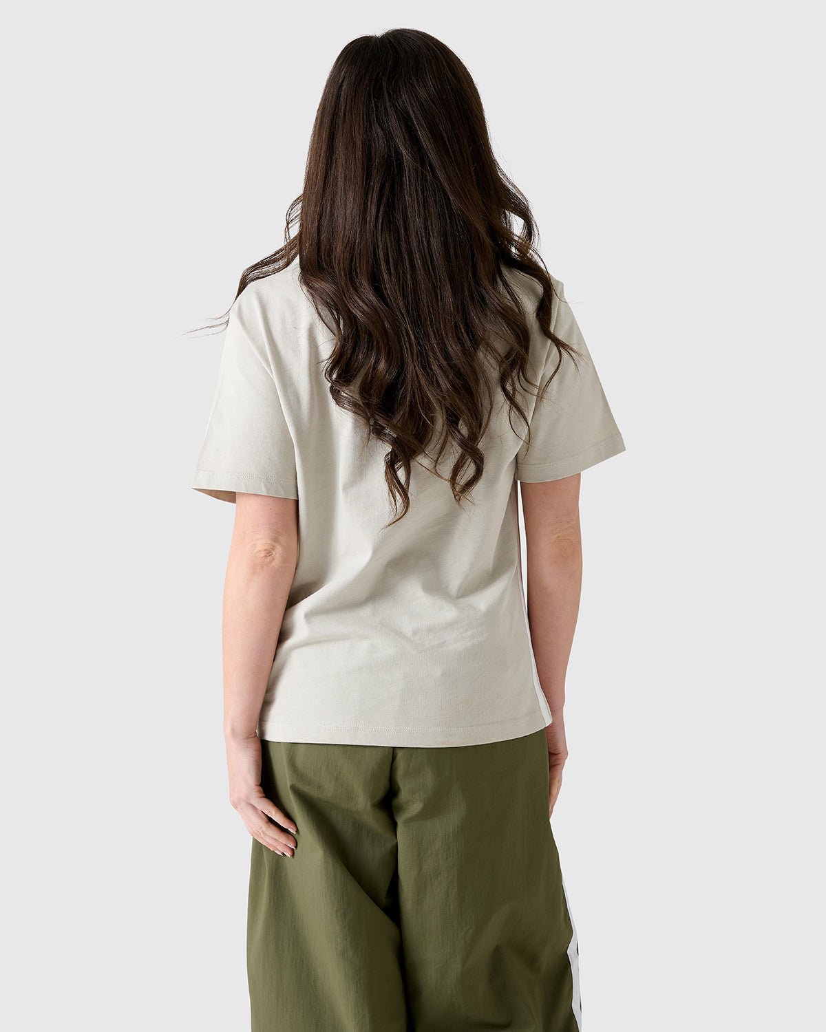 NFFC Adidas Women's 3 - Stripe Stone T-Shirt - Nottingham Forest FC