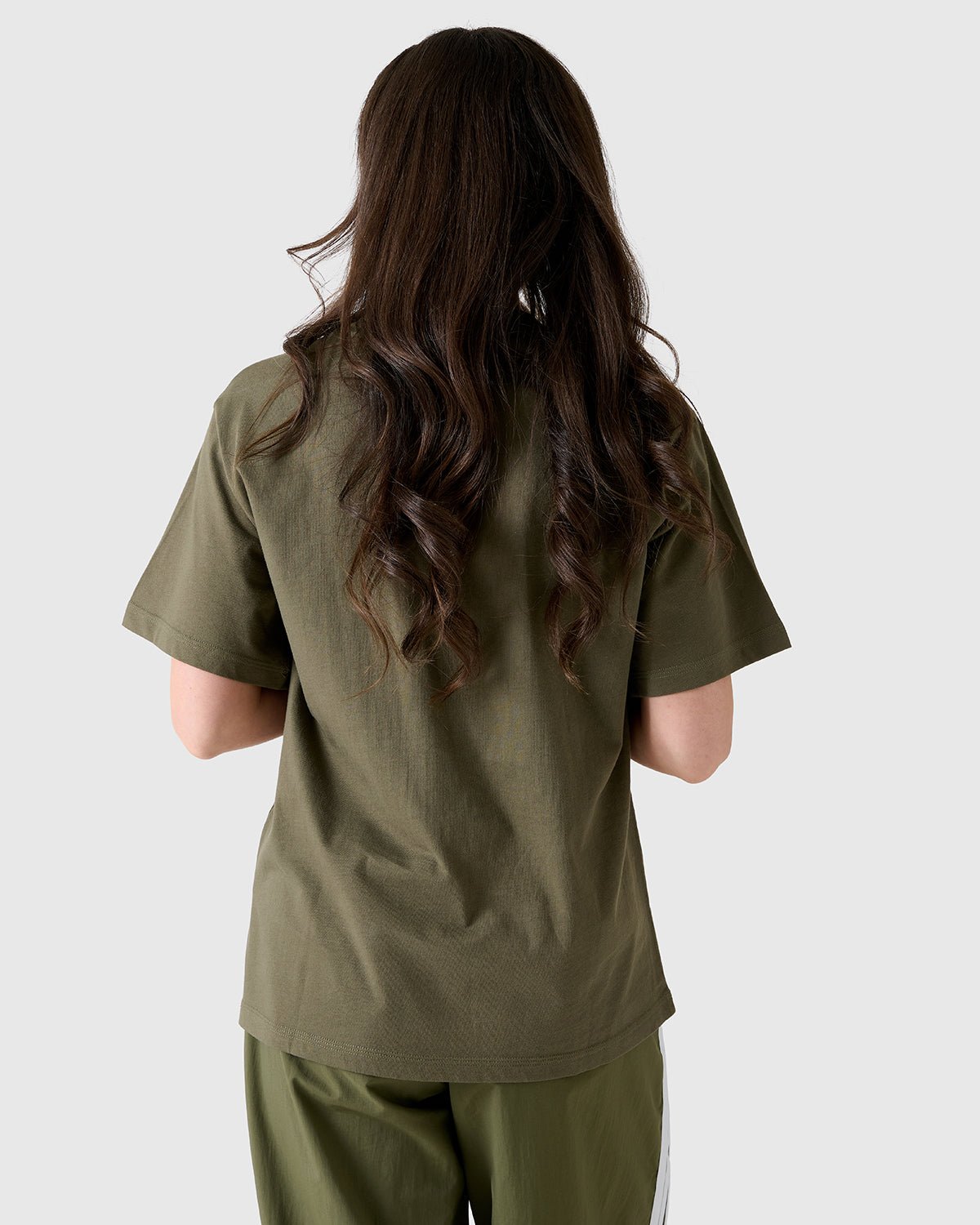 NFFC Adidas Women's Small Logo Olive T-Shirt - Nottingham Forest FC