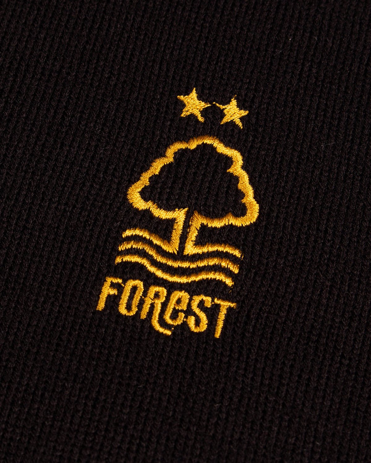 NFFC Black Essential Knit 1/4 Zip - Nottingham Forest FC