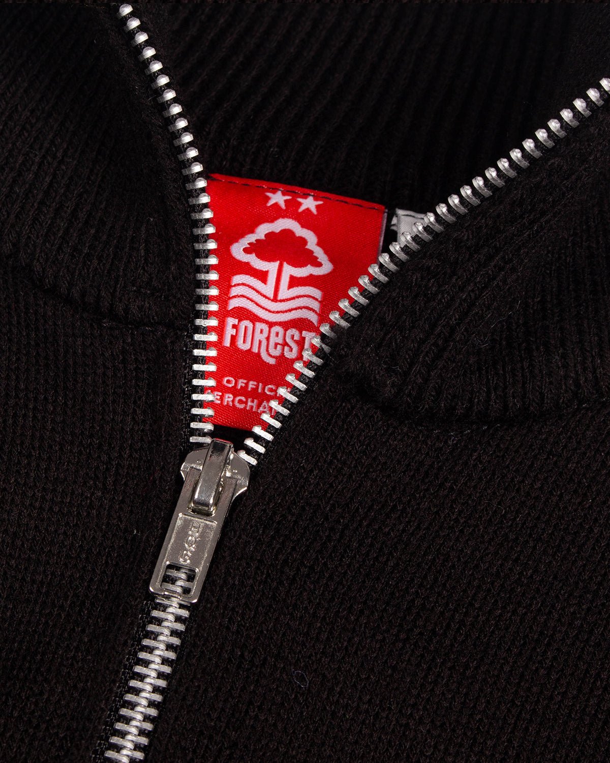 NFFC Black Essential Knit 1/4 Zip - Nottingham Forest FC