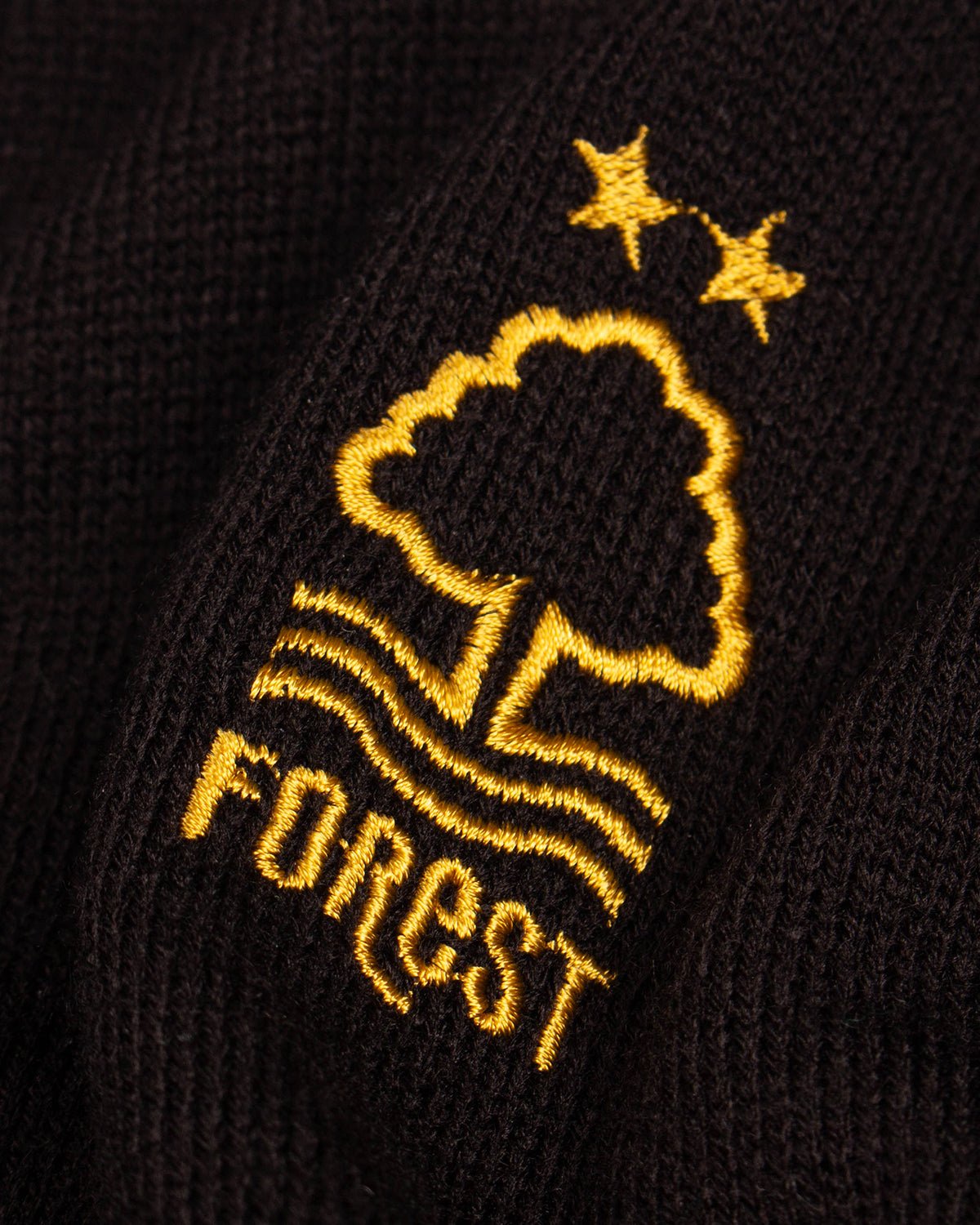 NFFC Black Essential Knit V Neck - Nottingham Forest FC