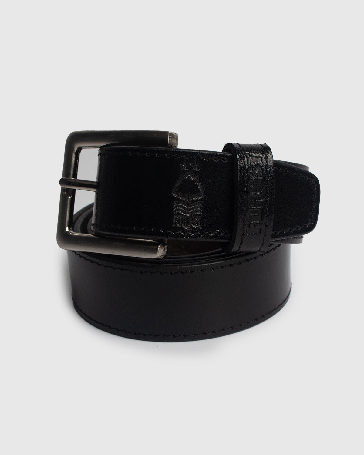 NFFC Black Leather Belt - Nottingham Forest FC