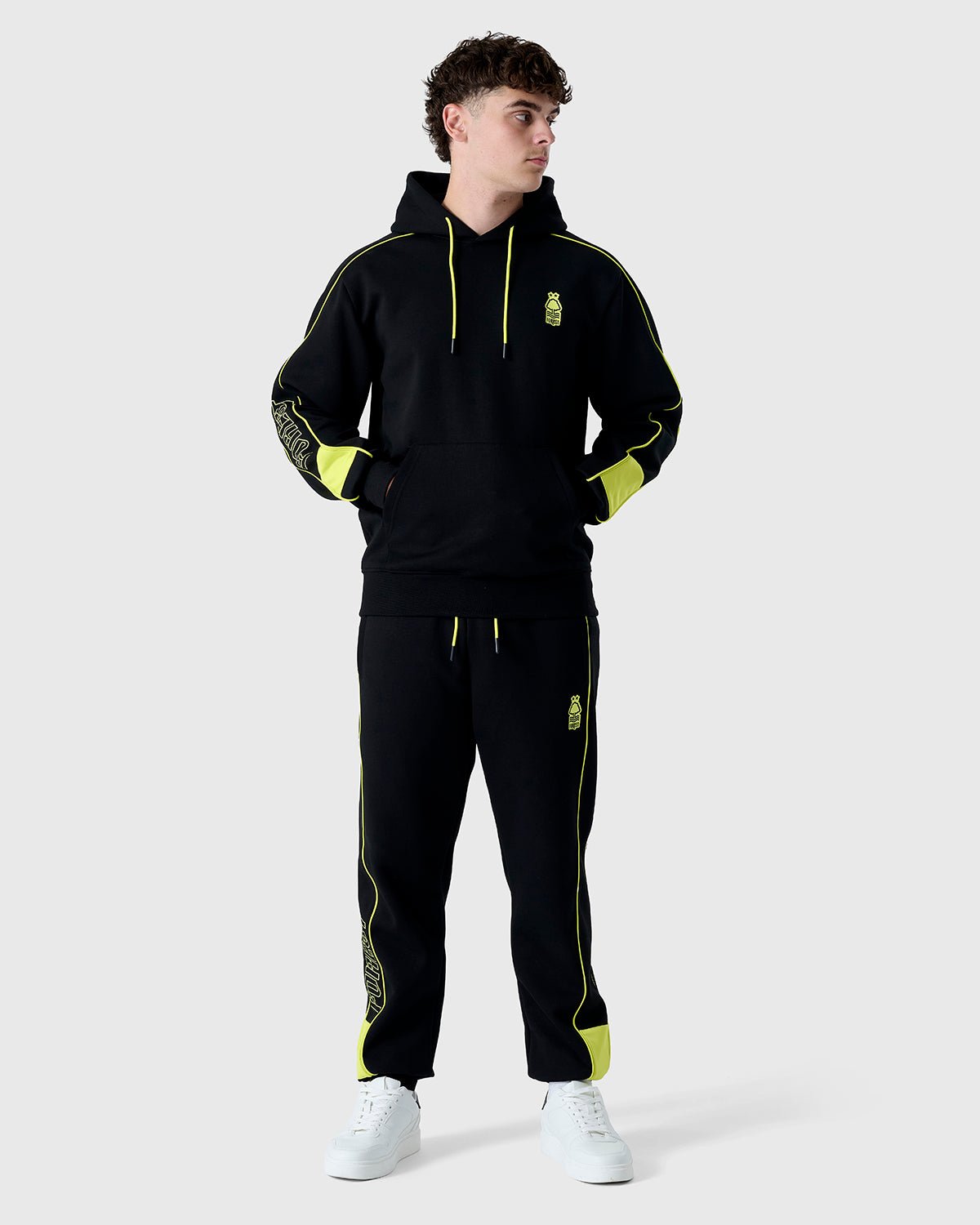 NFFC Black Neon Pop Hoodie - Nottingham Forest FC