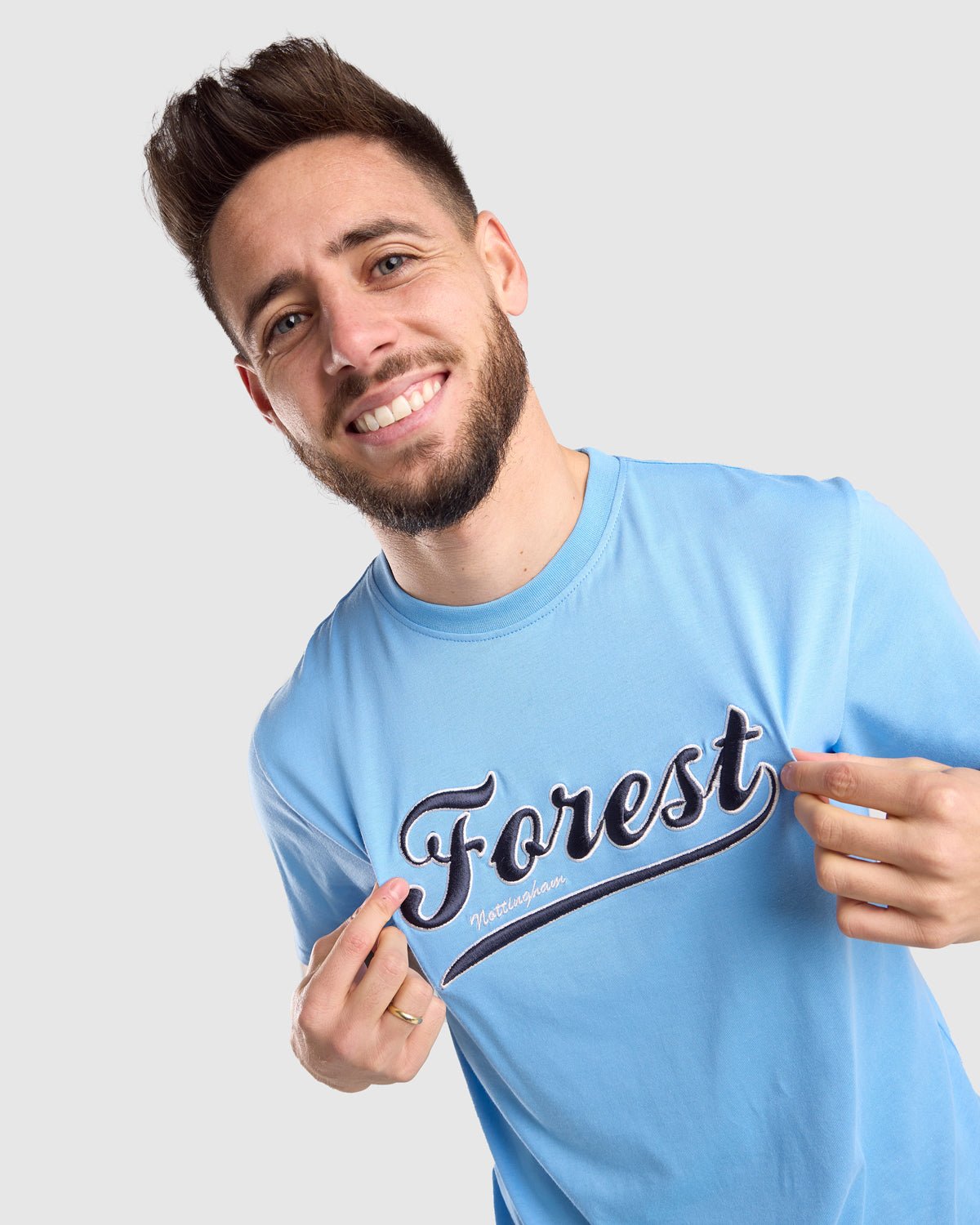 NFFC Blue Collegiate Forest T-Shirt - Nottingham Forest FC