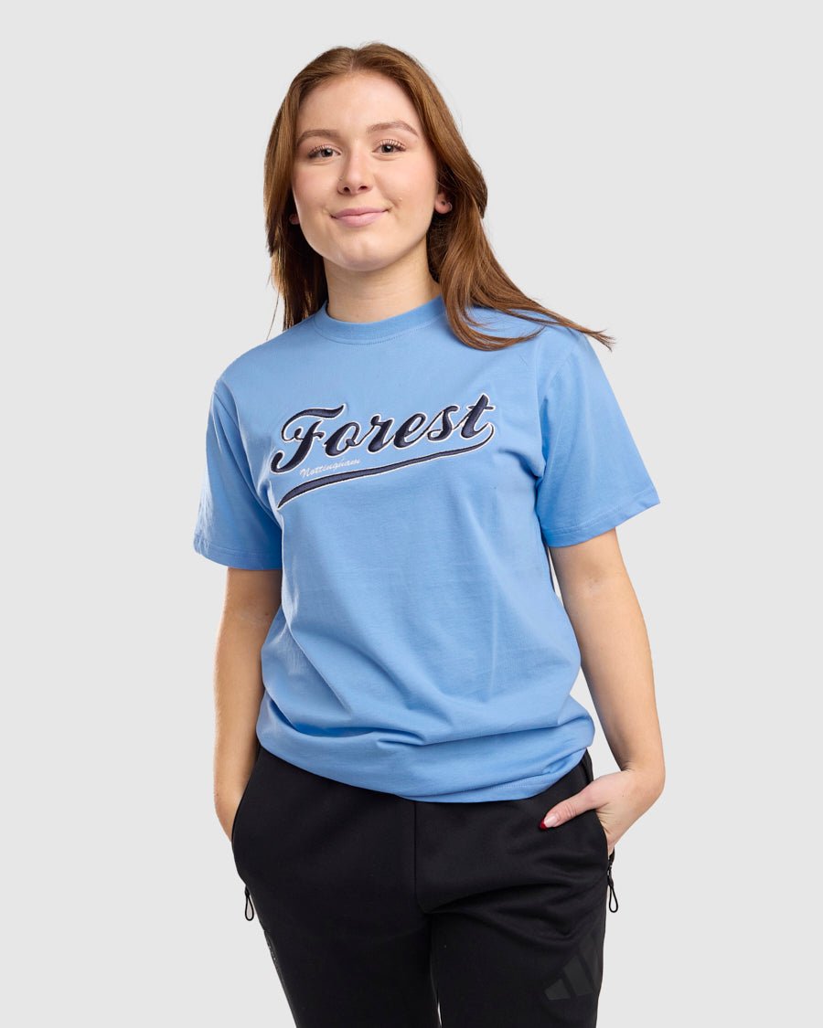 NFFC Blue Collegiate Forest T-Shirt - Nottingham Forest FC