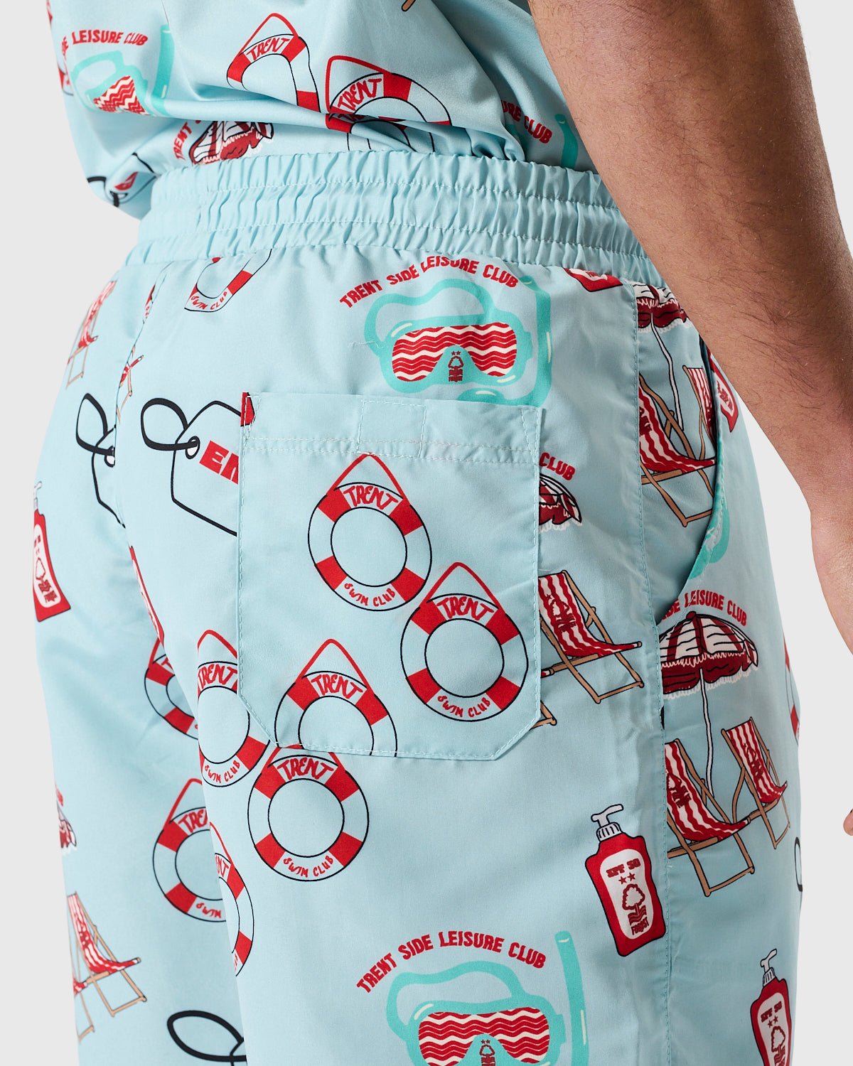 NFFC Blue Trent Club Swim Shorts - Nottingham Forest FC