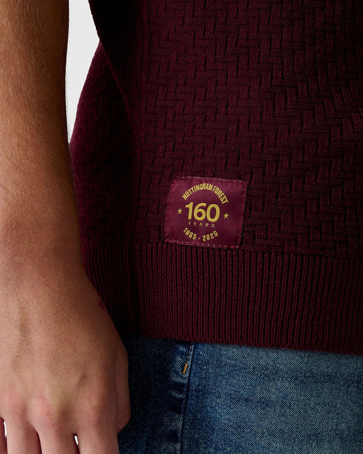 NFFC Burgundy Knit T-Shirt - Nottingham Forest FC