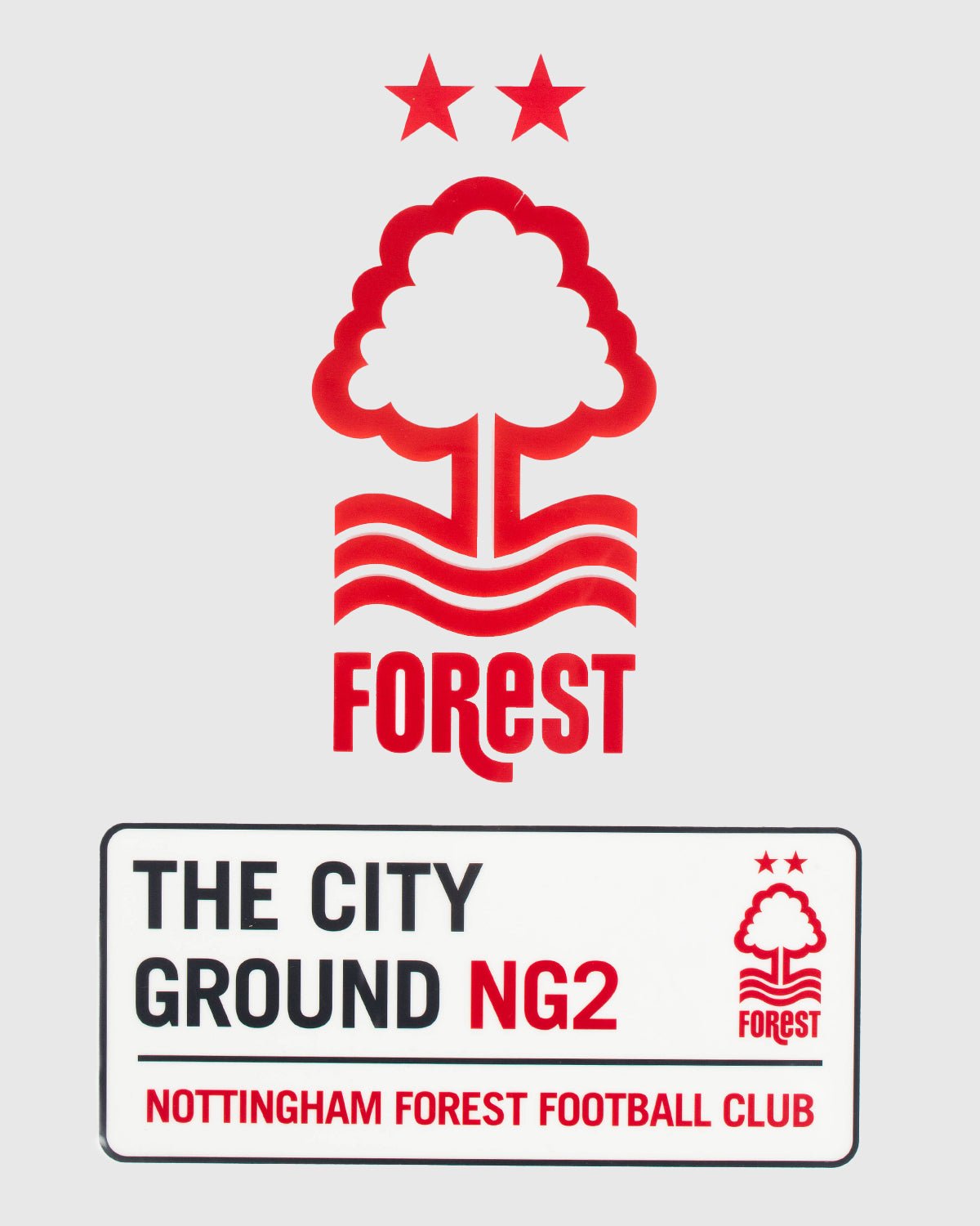 NFFC Car Decal - 2 Pack - Nottingham Forest FC