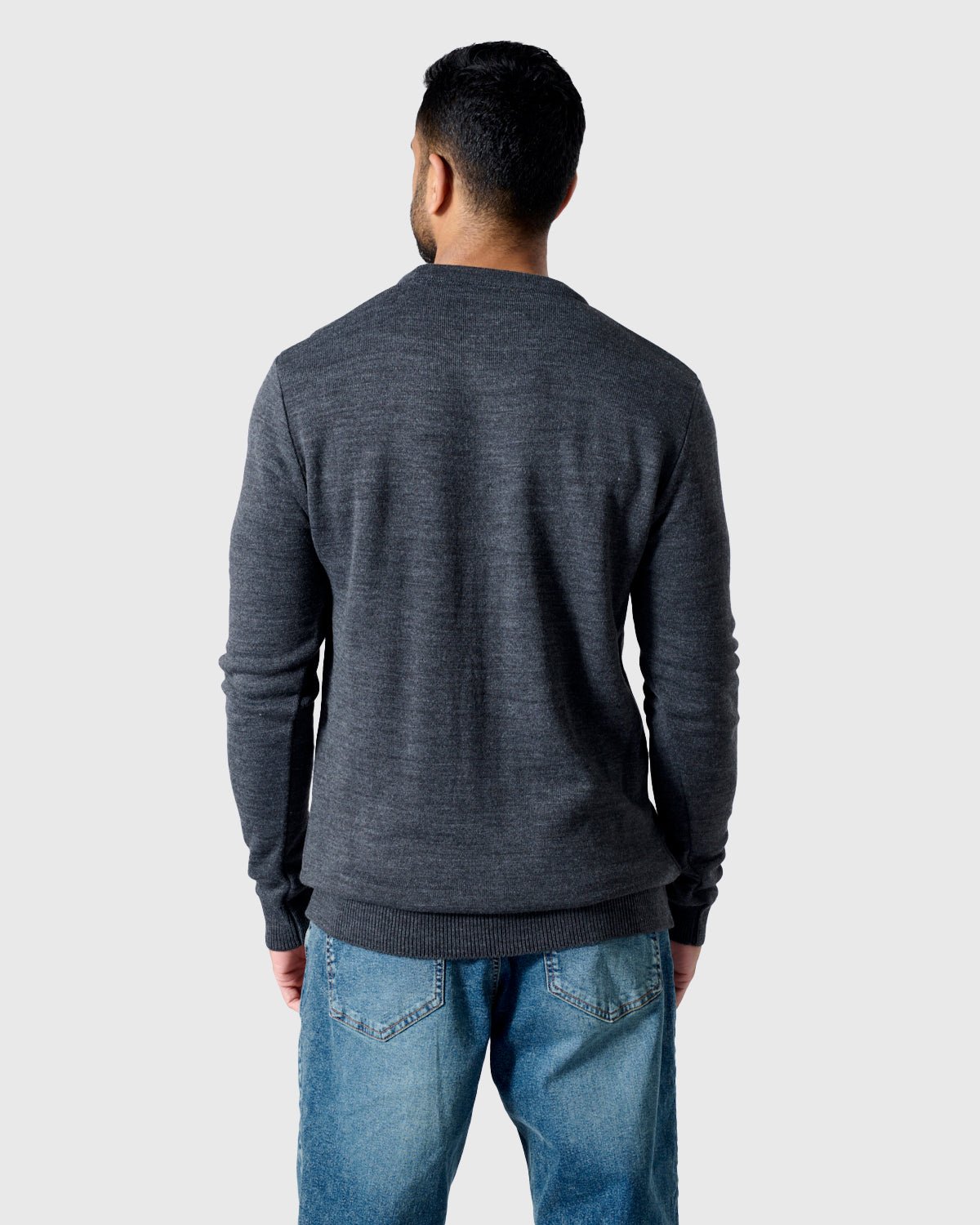 NFFC Charcoal Essential Knit Crewneck - Nottingham Forest FC