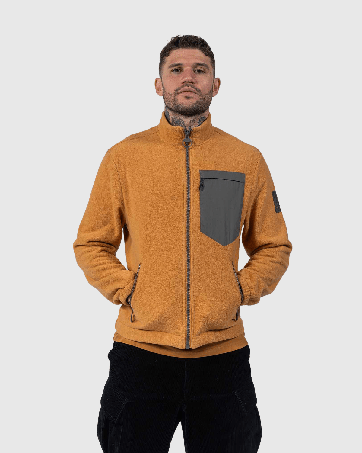 NFFC City Ground Brown Fleece Jacket - Nottingham Forest FC