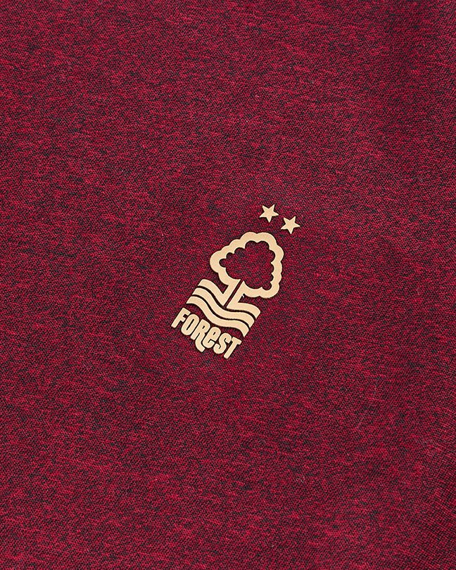 NFFC Dark Red Speckle T-Shirt - Nottingham Forest FC