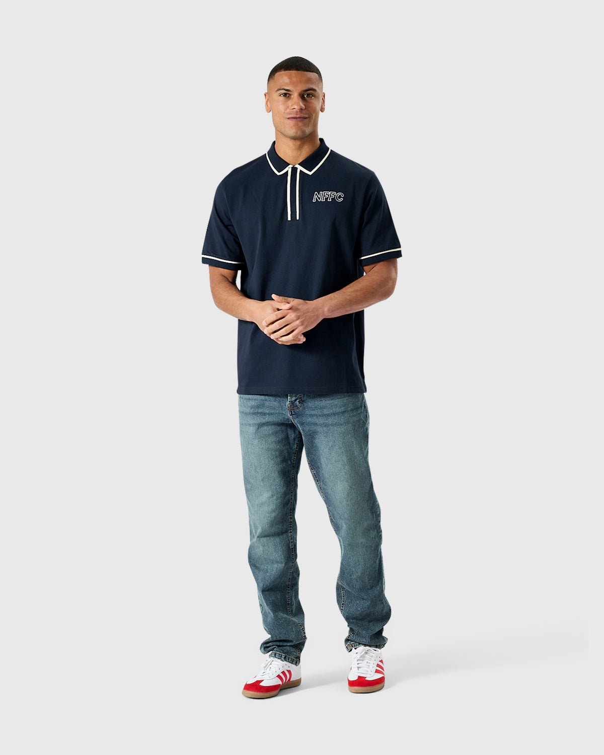 NFFC Embroidery Navy Polo - Nottingham Forest FC