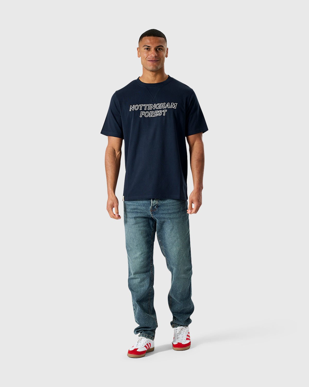 NFFC Embroidery Navy T-Shirt - Nottingham Forest FC