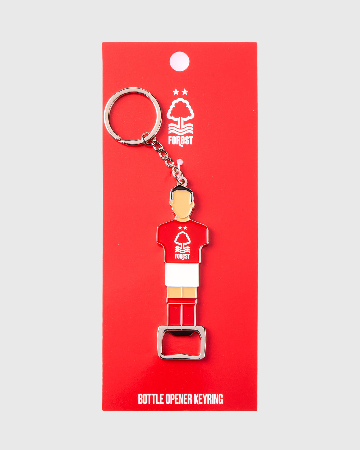 NFFC Footballer Bottle Opener Keyring - Nottingham Forest FC