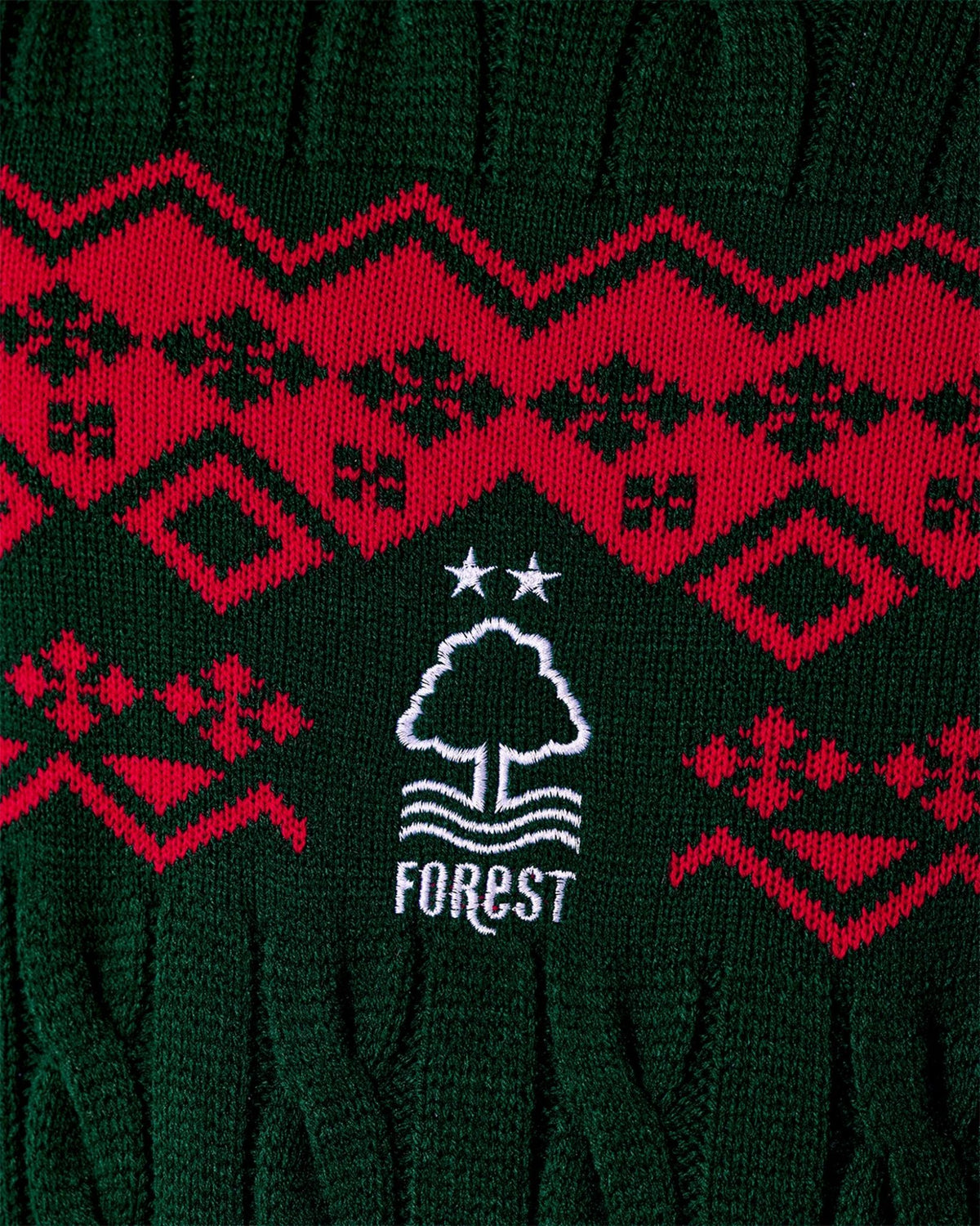 NFFC Forest Douglas Cable Christmas Jumper - Nottingham Forest FC
