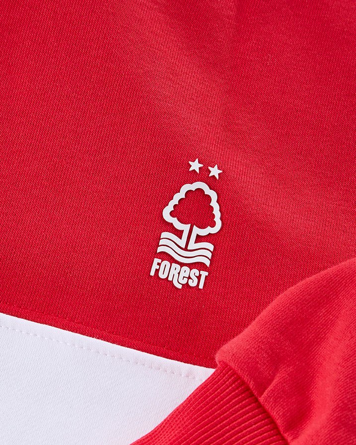 NFFC Full Zip Panel Hoodie - Nottingham Forest FC