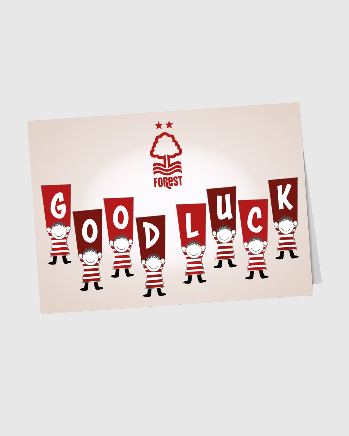 NFFC Good Luck Sign Card - A5 - Nottingham Forest FC