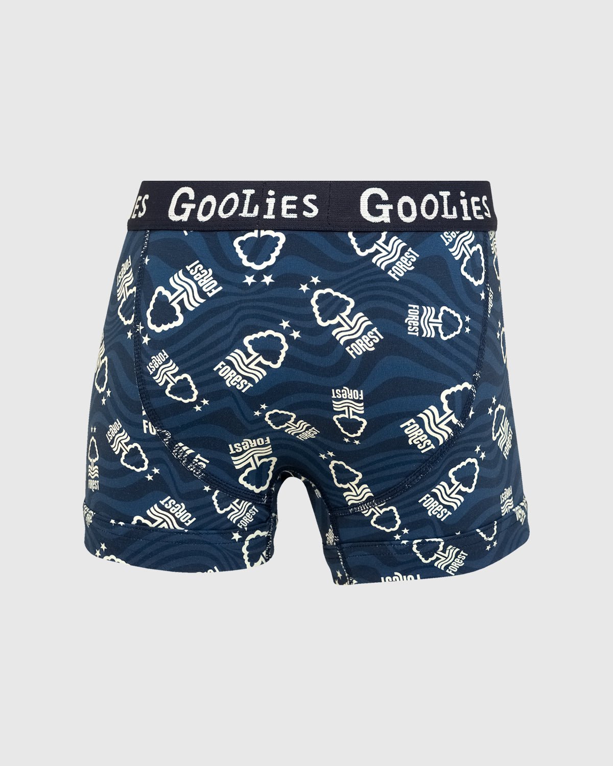 NFFC Goolies Junior Navy Swirl Boxer Shorts - Nottingham Forest FC