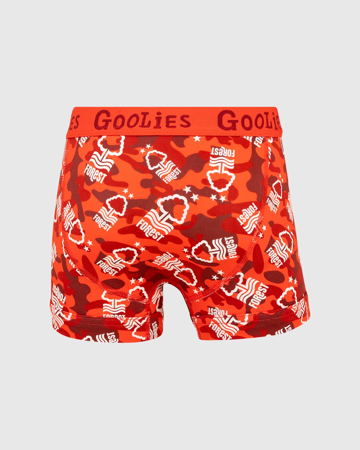 NFFC Goolies Junior Red Camo Boxer Shorts - Nottingham Forest FC