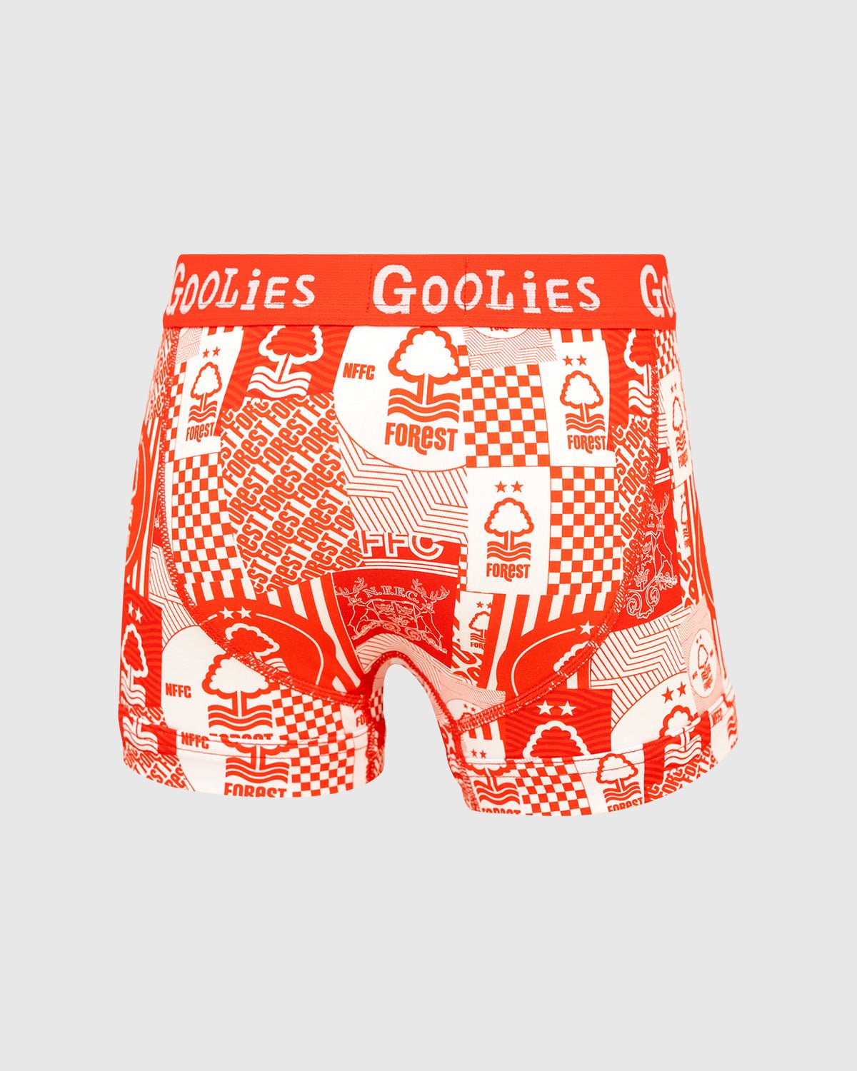 NFFC Goolies Junior Red Flag Boxer Shorts - Nottingham Forest FC