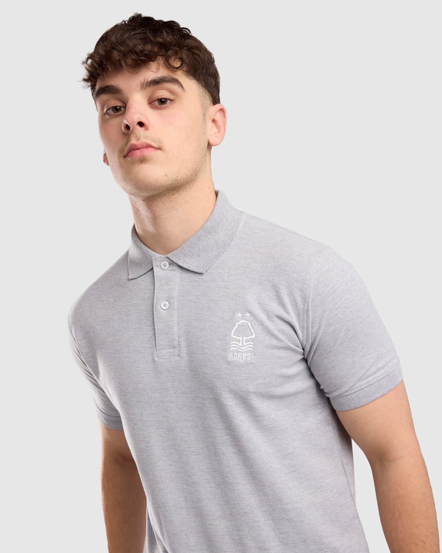 NFFC Grey Essential Polo - Nottingham Forest FC