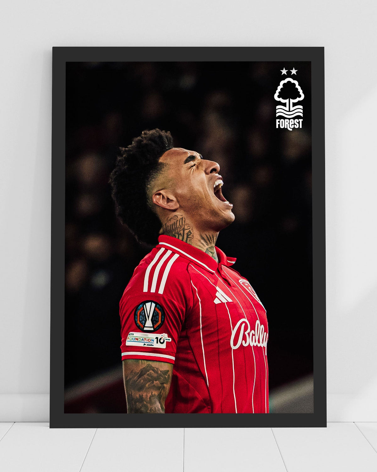 NFFC Igor Jesus Action Shot Print - Framed/Unframed - Nottingham Forest FC