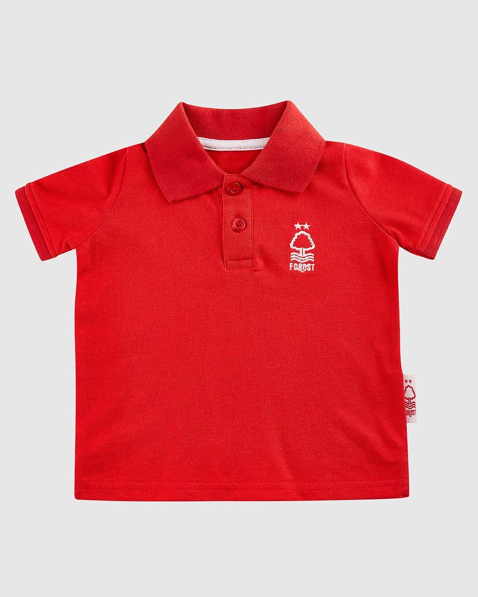 NFFC Infant Red Essential Crest Polo - Nottingham Forest FC