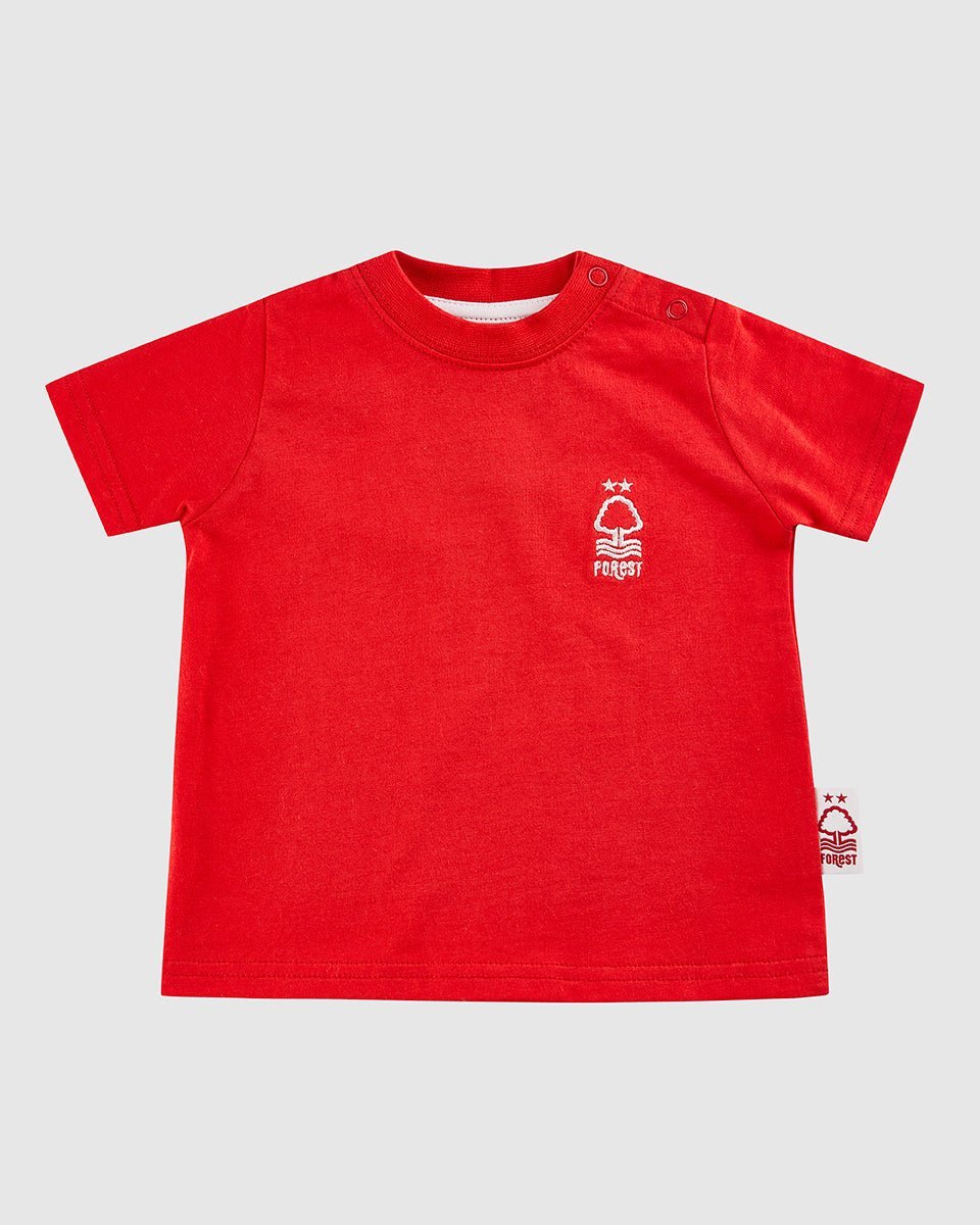 NFFC Infant Red Essential Crest T-Shirt - Nottingham Forest FC