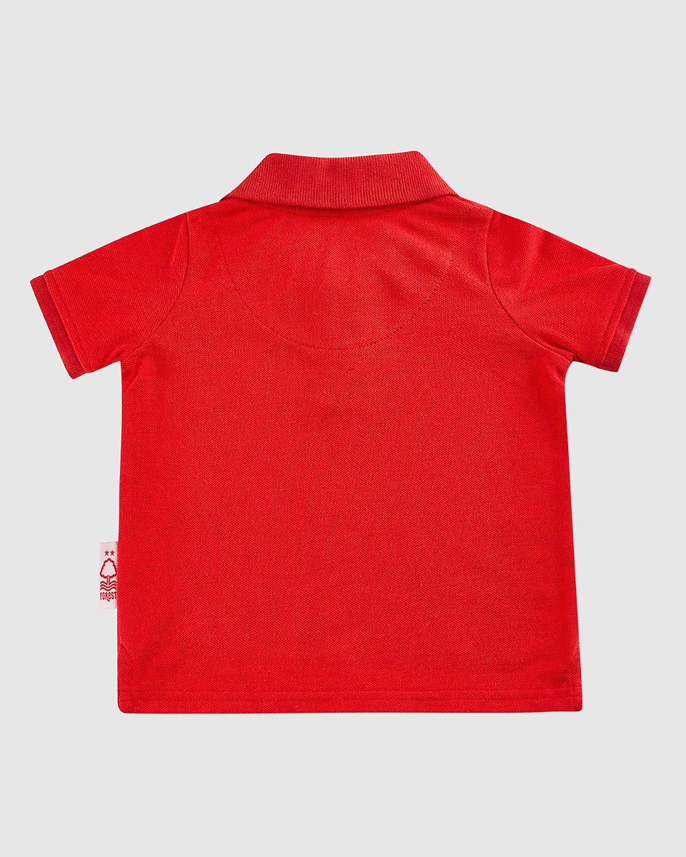 NFFC Infant Red Essential Crest Polo