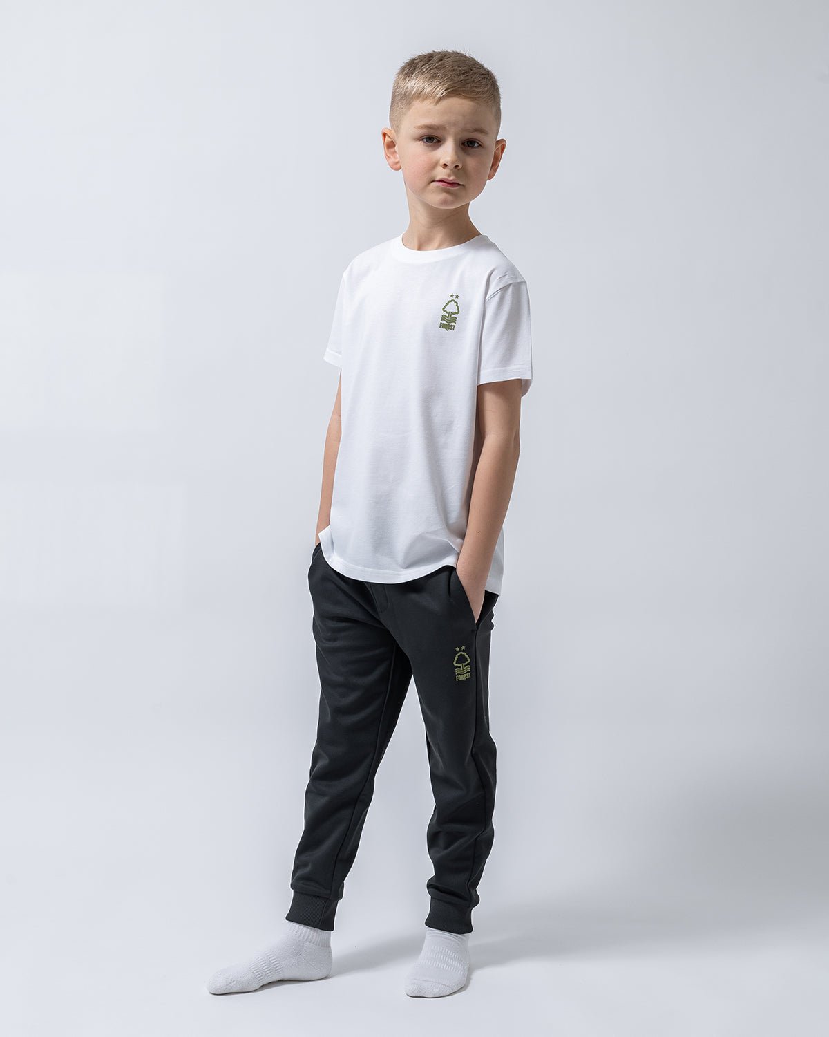 NFFC Junior Camo Panel Joggers - Nottingham Forest FC