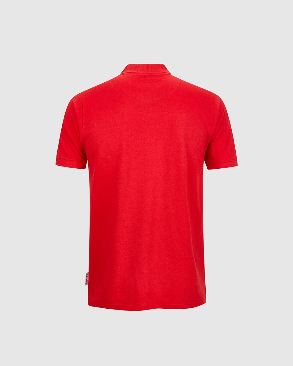 NFFC Junior Red Essential Crest Polo