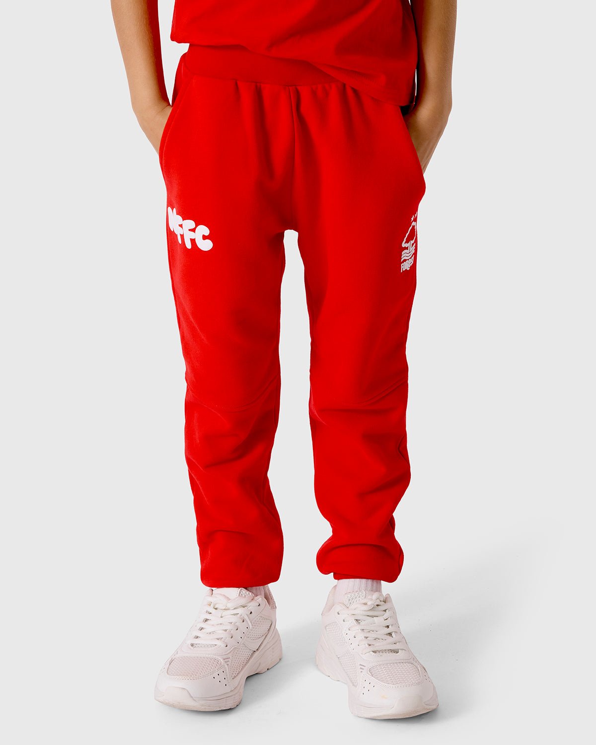 NFFC Junior Red Puff Print Jogger - Nottingham Forest FC