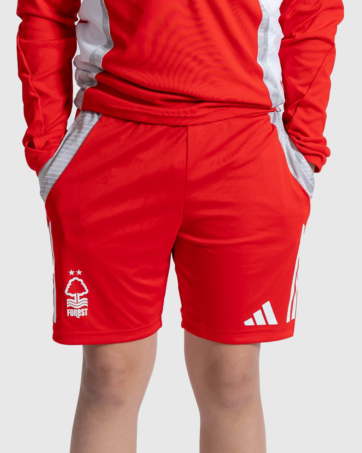 NFFC Junior Red Training Shorts 24/25 - Nottingham Forest FC