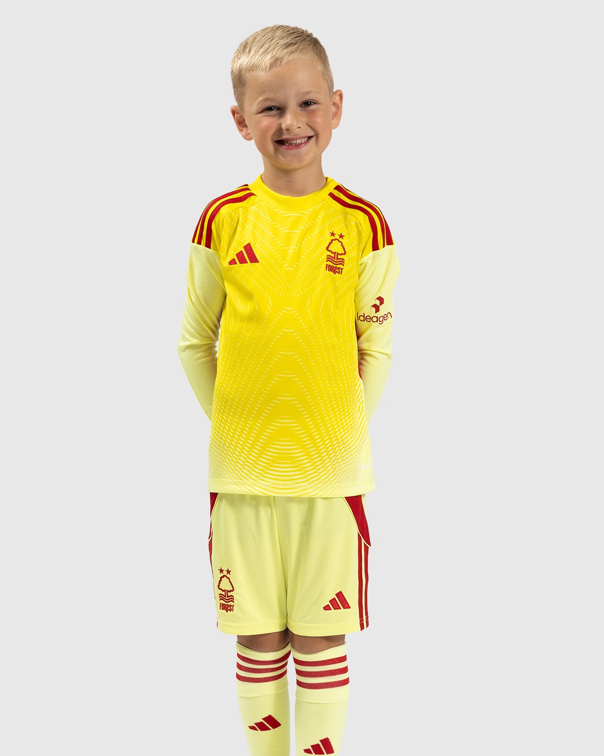 NFFC Junior Yellow Goalkeeper Shirt 25/26 - Nottingham Forest FC