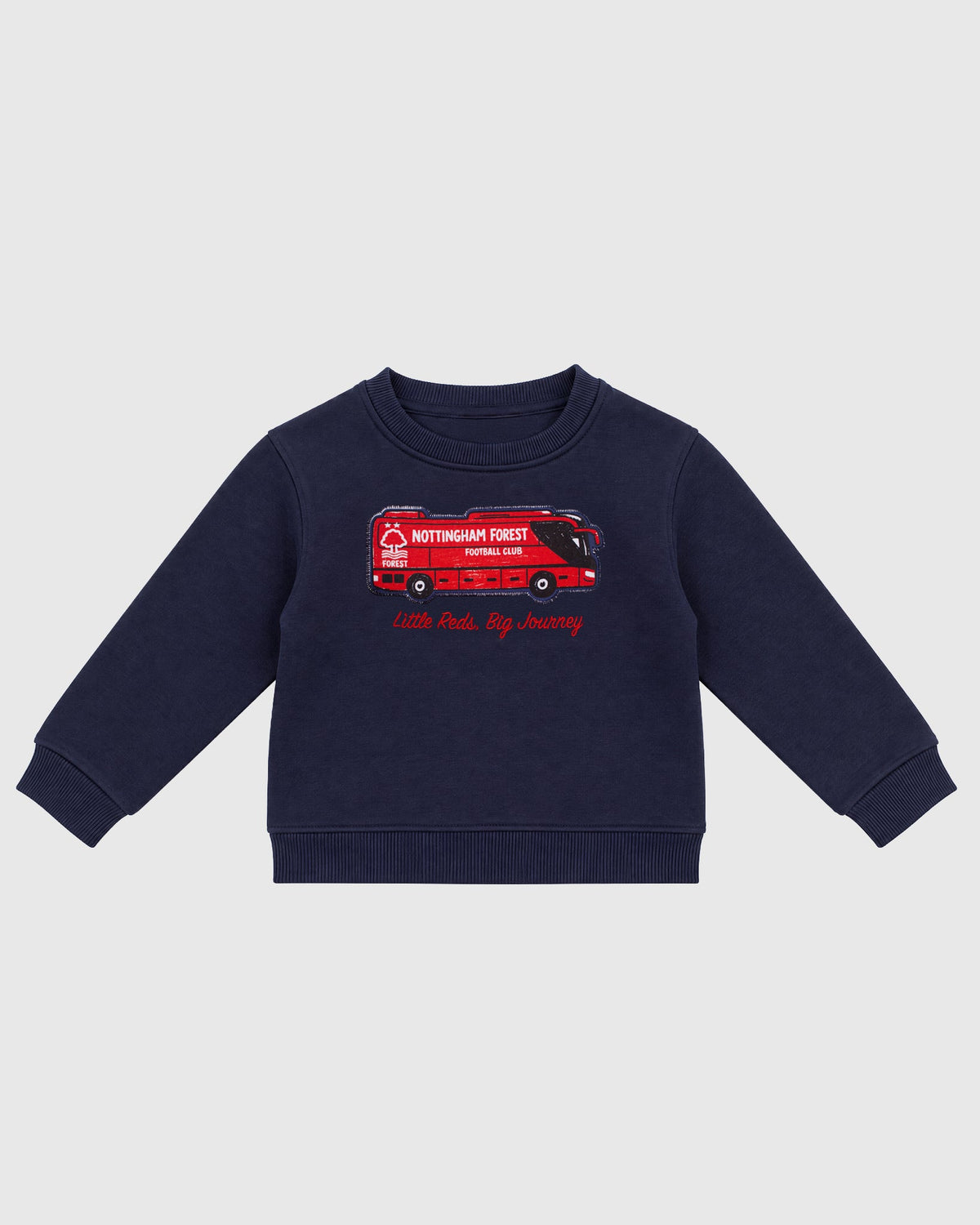 NFFC Kids Navy Coach Crewneck Sweatshirt - Nottingham Forest FC