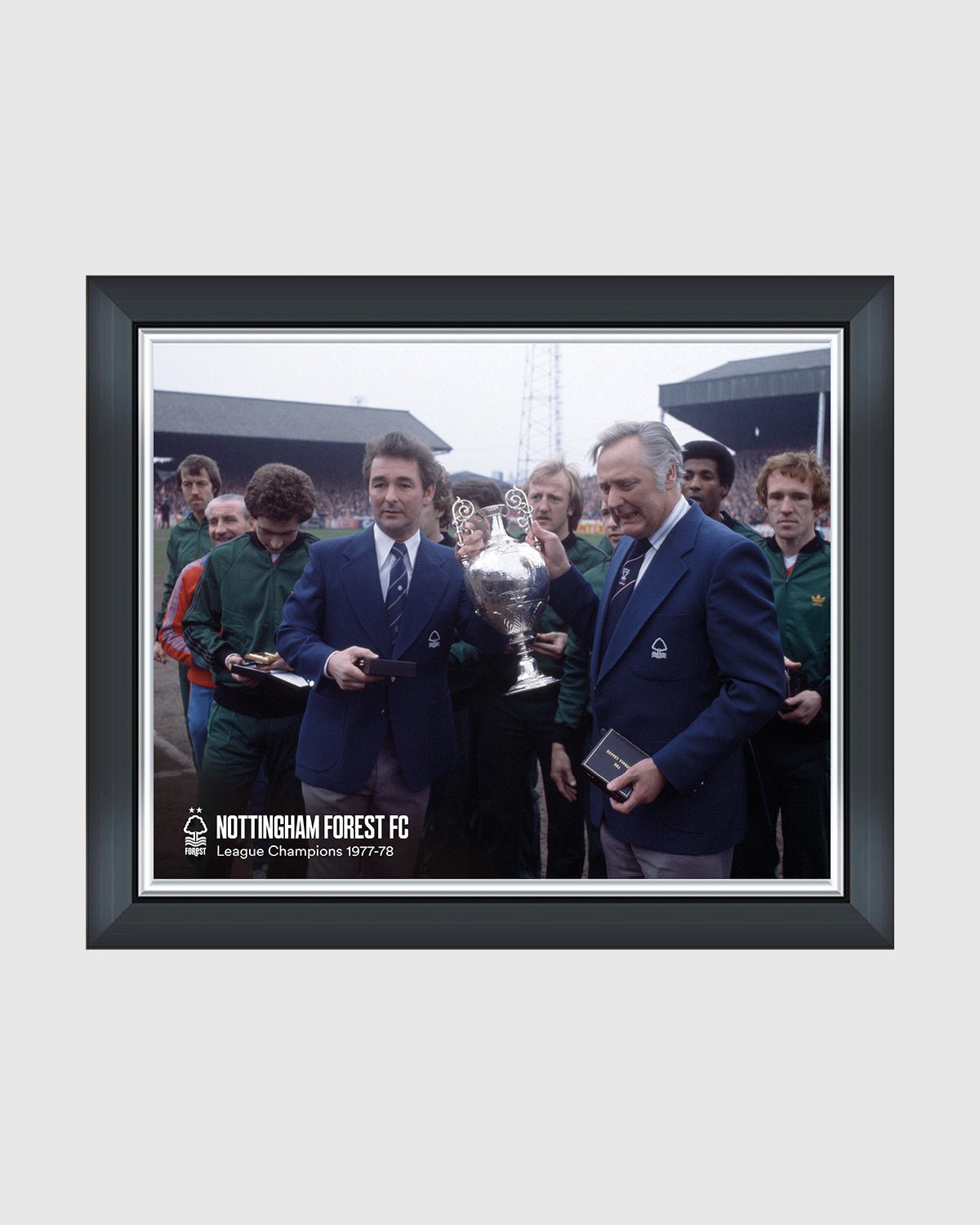 NFFC League Champions 1977-78 Print Framed - 20 x 16 - Nottingham Forest FC