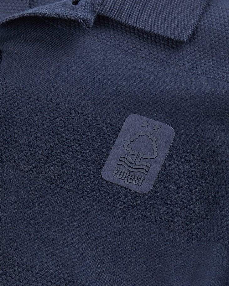 NFFC Midnight Navy Bubble Polo - Nottingham Forest FC