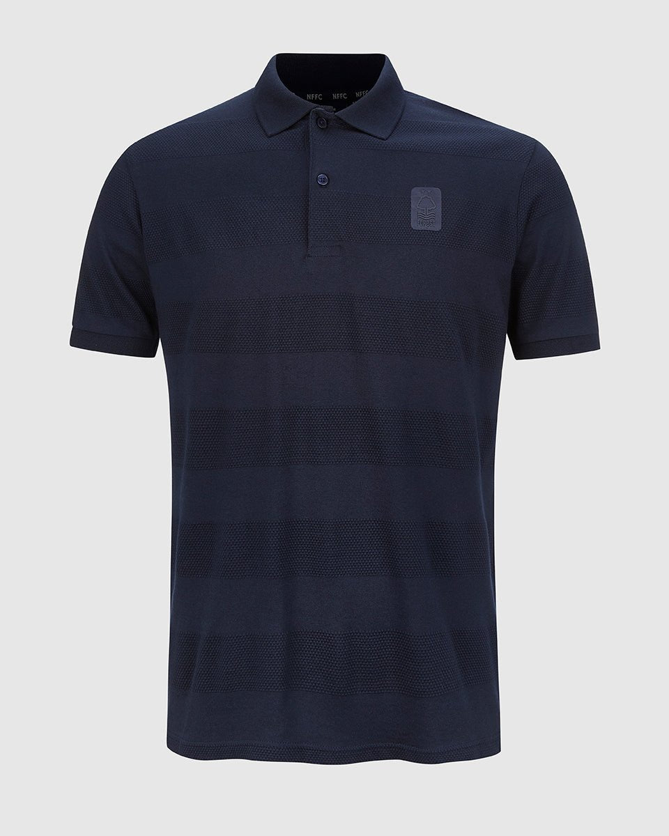 NFFC Midnight Navy Bubble Polo - Nottingham Forest FC