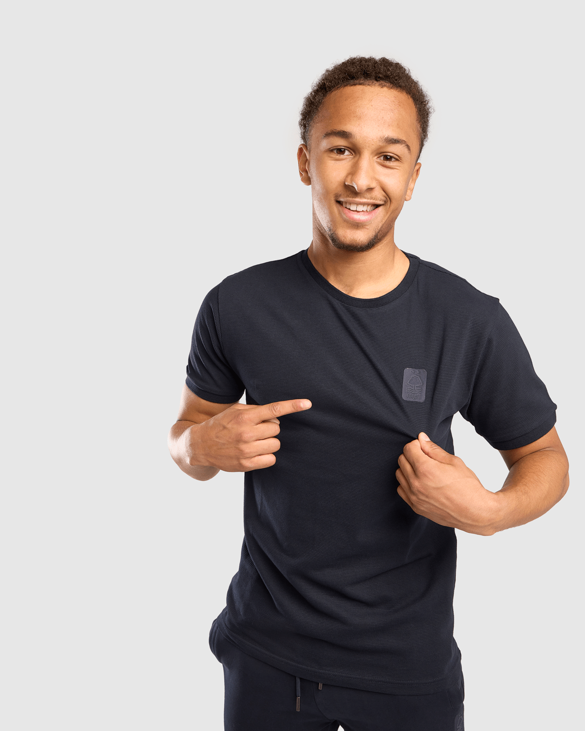 NFFC Midnight Navy Pique T-Shirt - Nottingham Forest FC