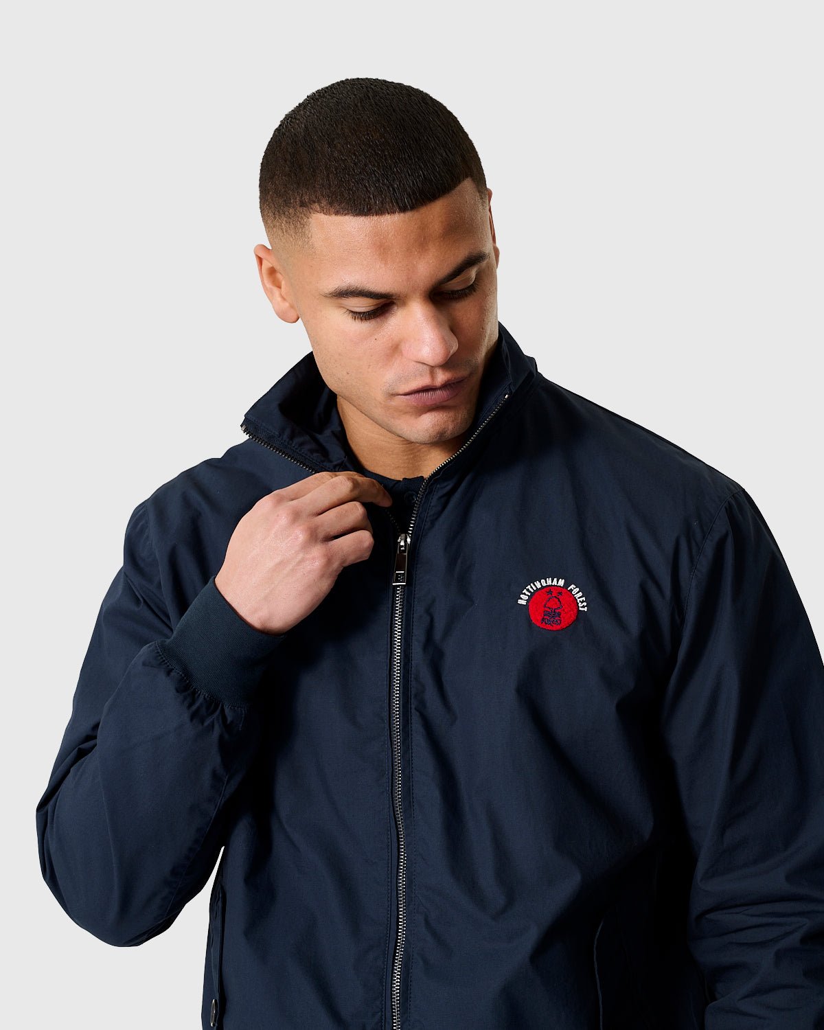 NFFC Navy Colwick Harrington Jacket - Nottingham Forest FC