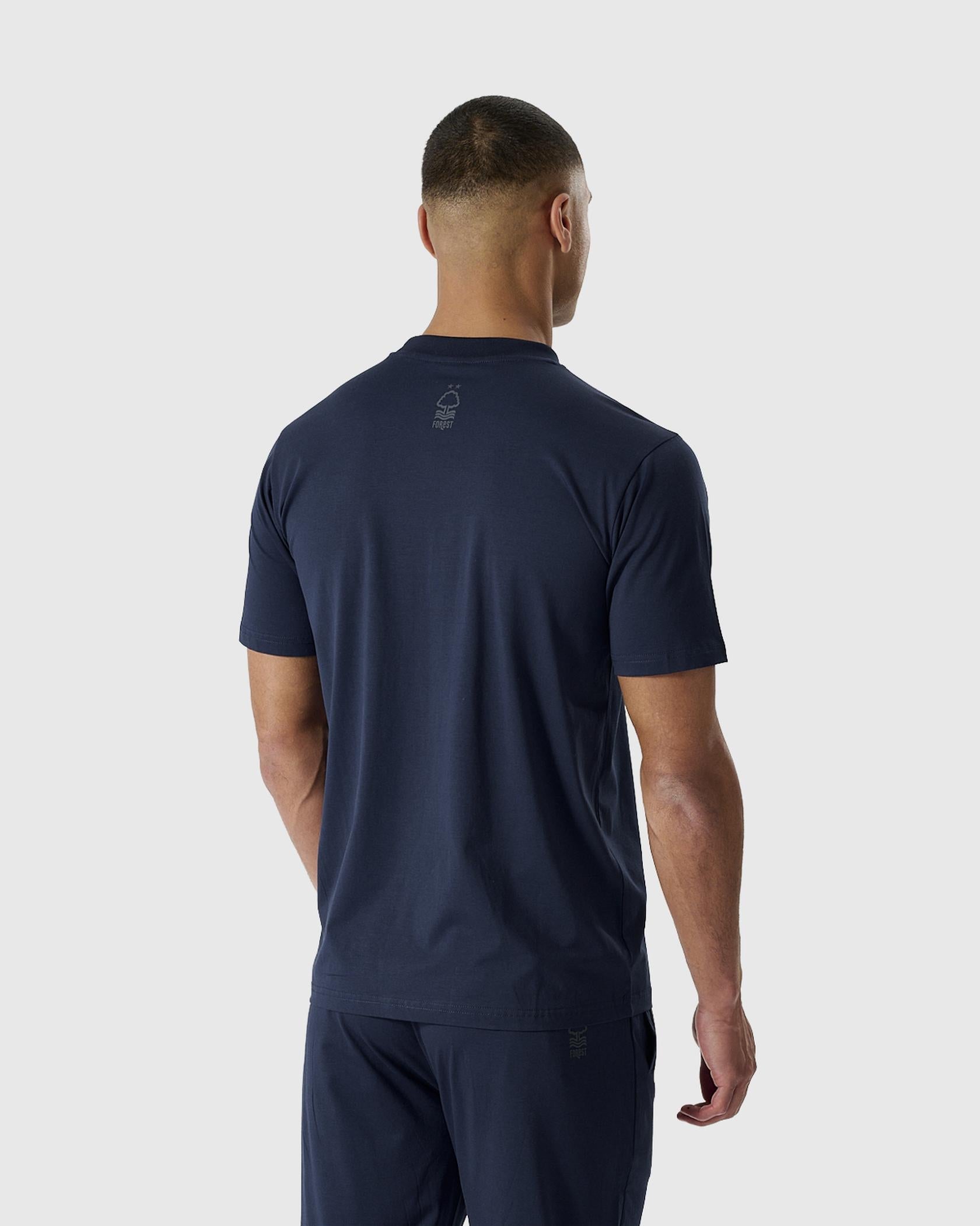 NFFC Navy Essential Pyjama T-Shirt - Nottingham Forest FC