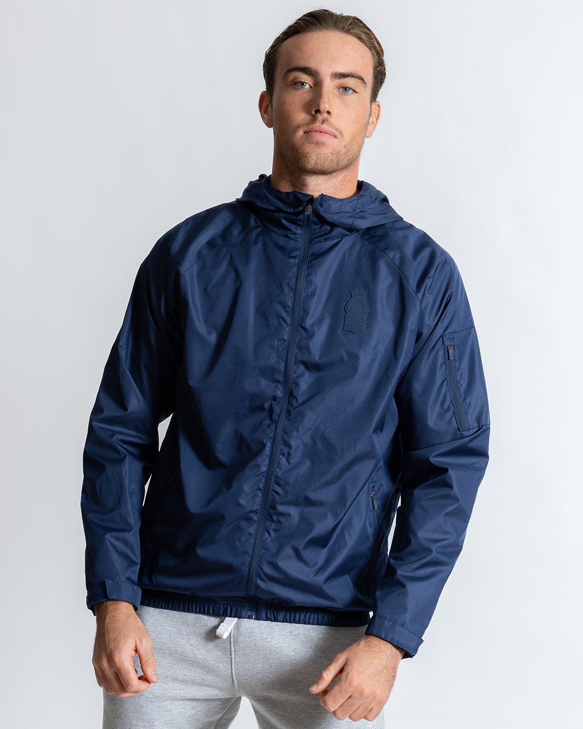 NFFC Navy Essential Shower Jacket - Nottingham Forest FC