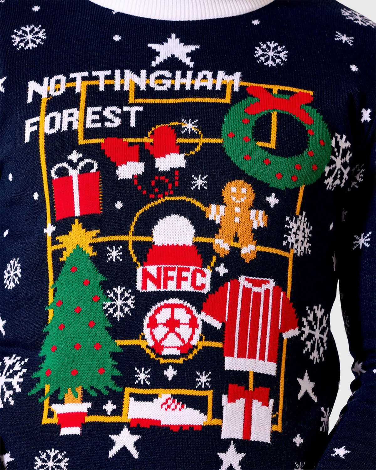 NFFC Navy Festive Selection Christmas Jumper - Nottingham Forest FC