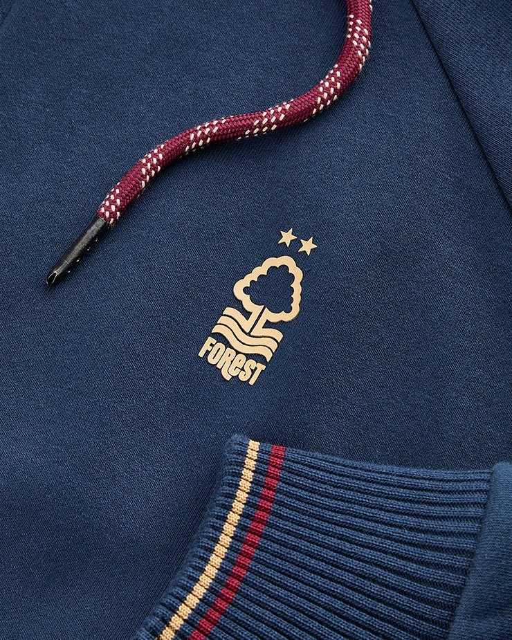 NFFC Navy Full Zip Hoodie - Nottingham Forest FC